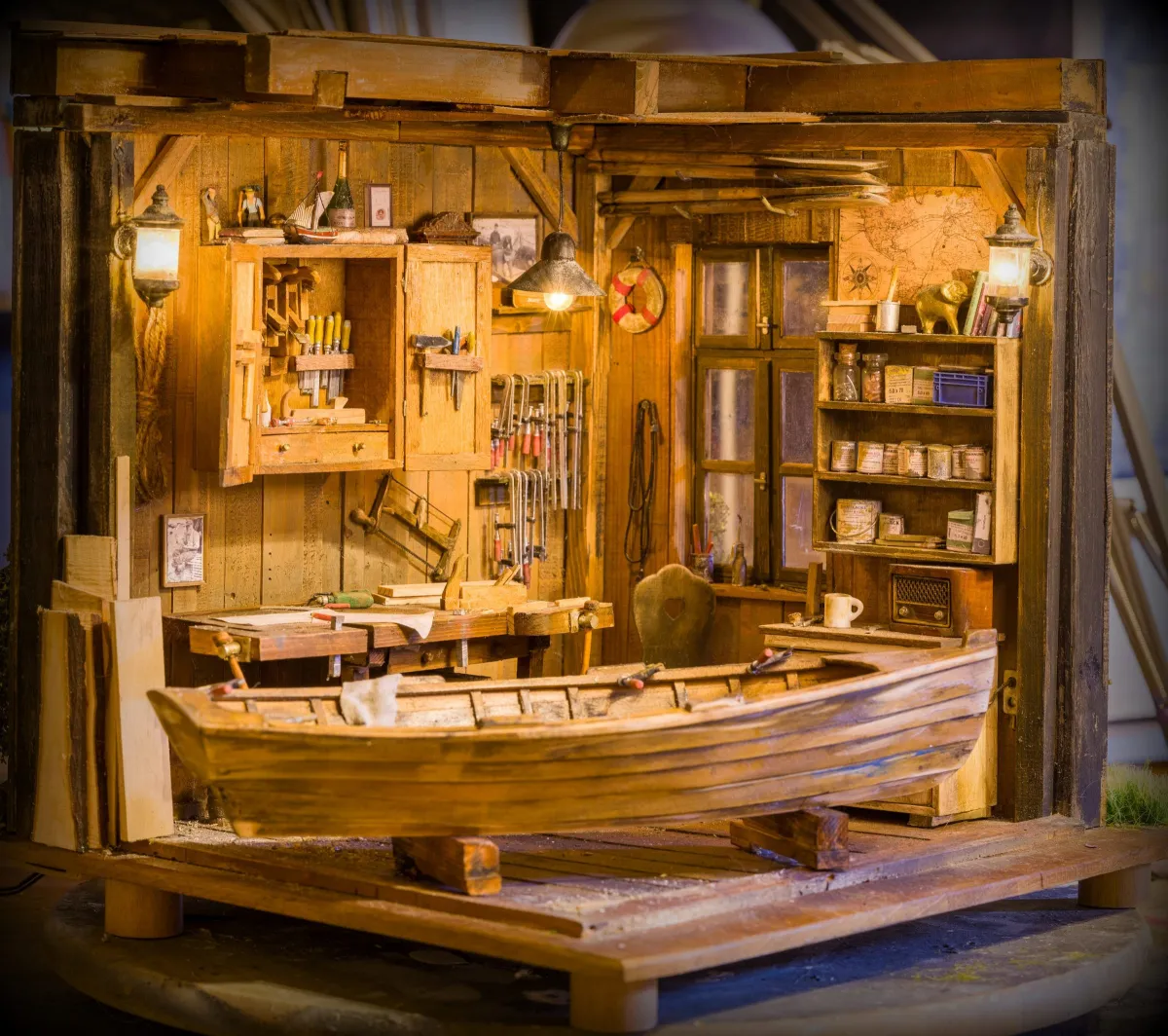 Der kleine Bootsschuppen